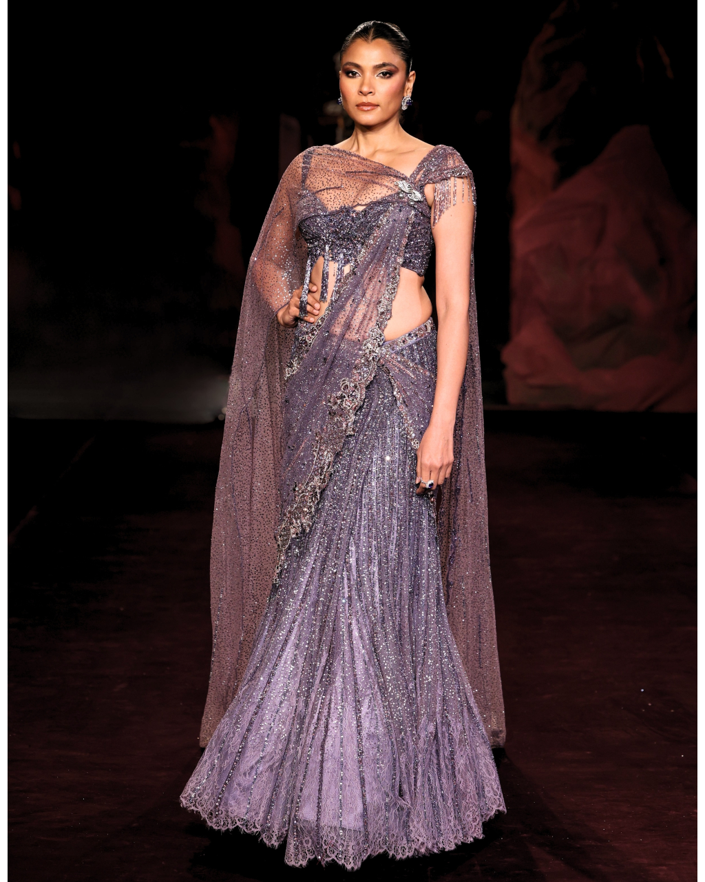 Sharvani Sari Set