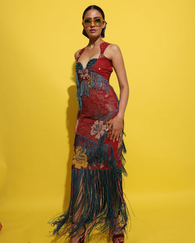 Shyra Fringed Dress