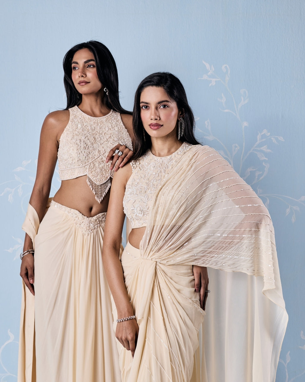 Gisele Choli Skirt Stole