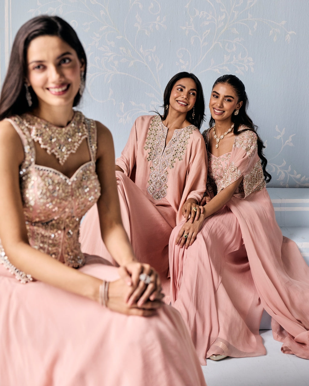 Sofia Choli Cape Skirt Set
