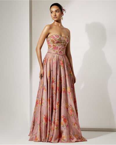 Blush Corset & Skirt Set