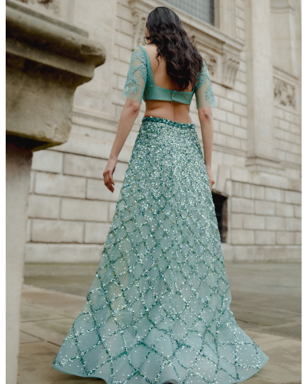 Sea Fairy Sparkle Skirt Set