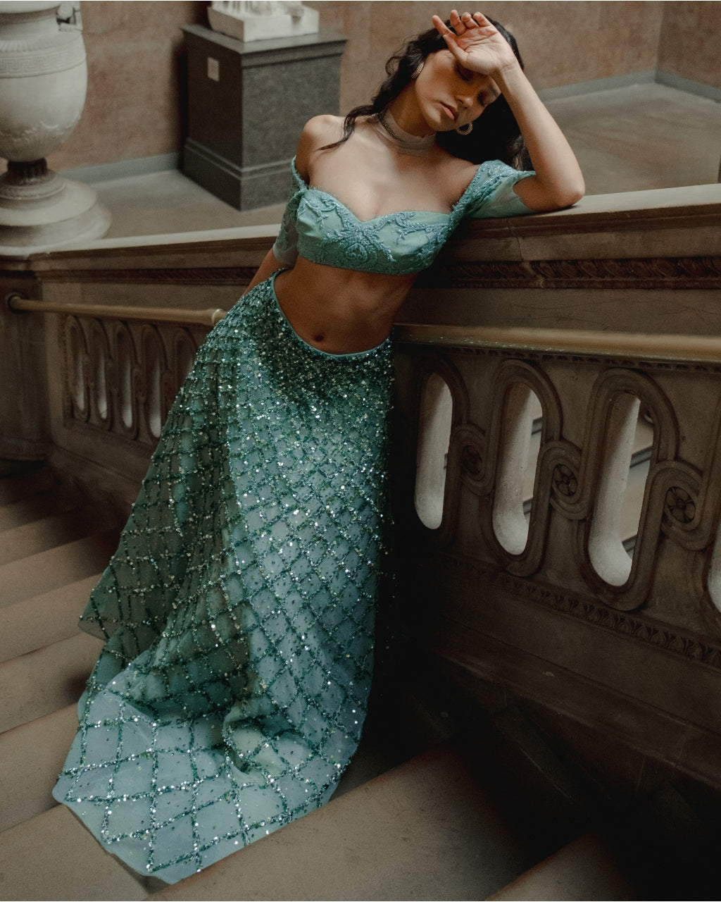 Sea Fairy Sparkle Skirt Set