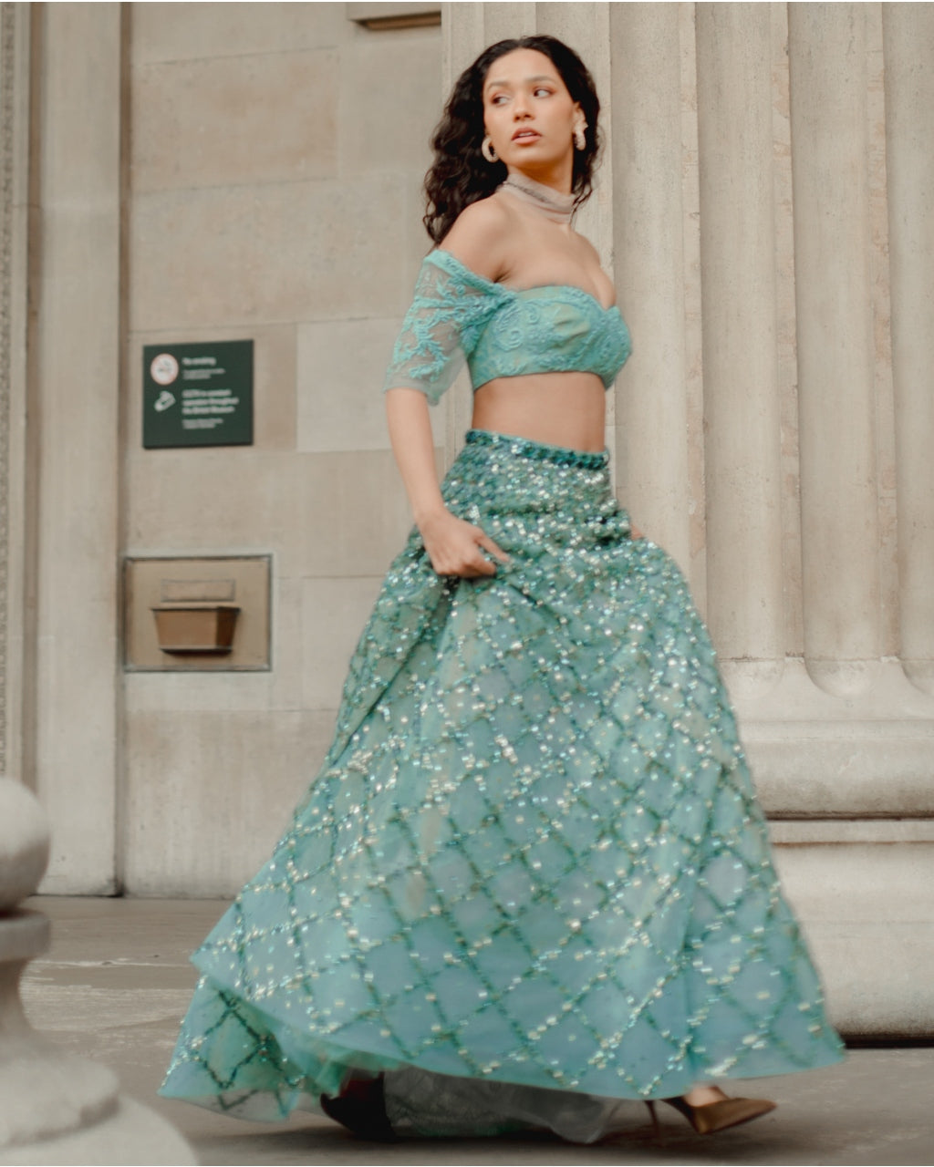 Sea Fairy Sparkle Skirt Set