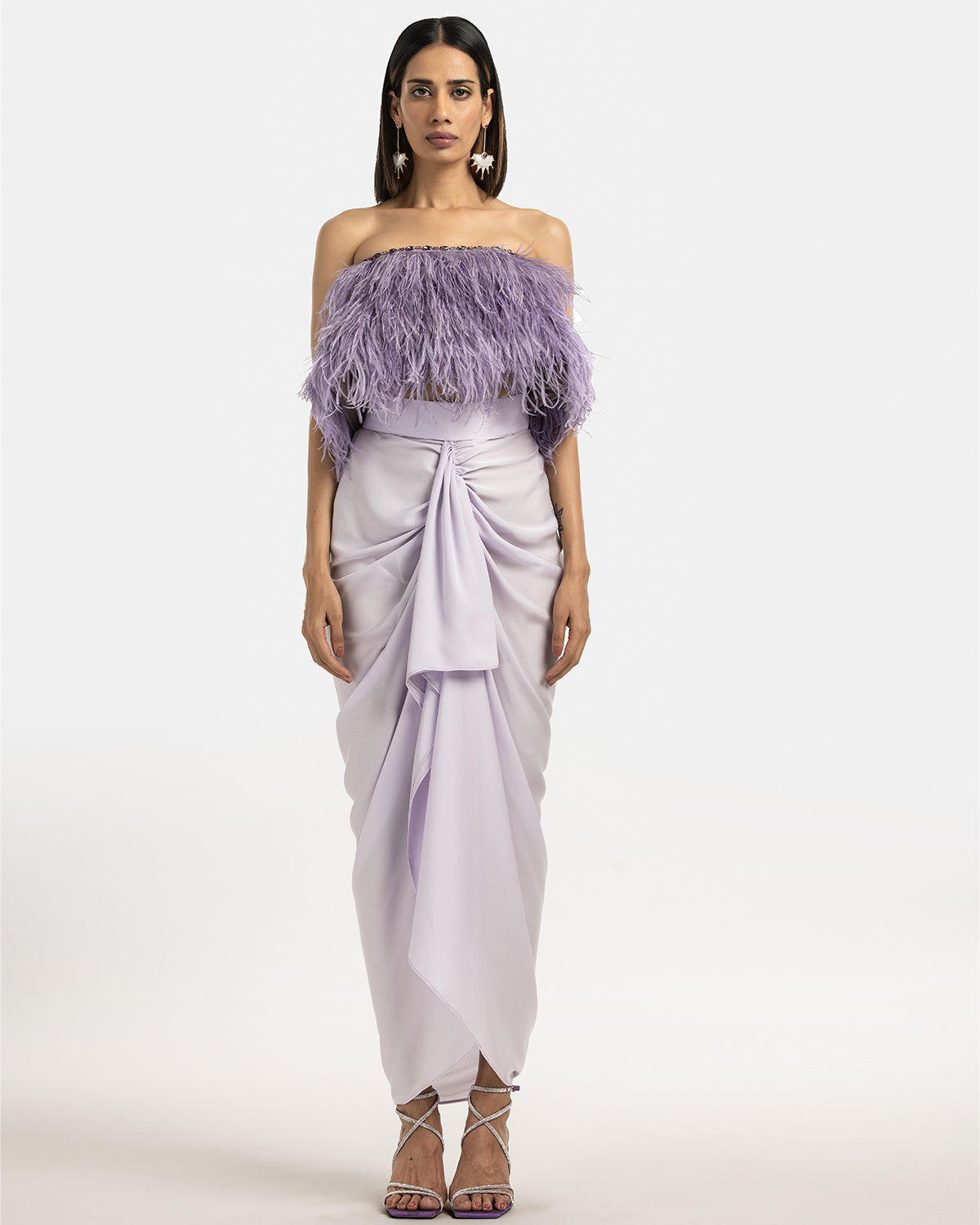 Feather Top And Samara Skirt Set