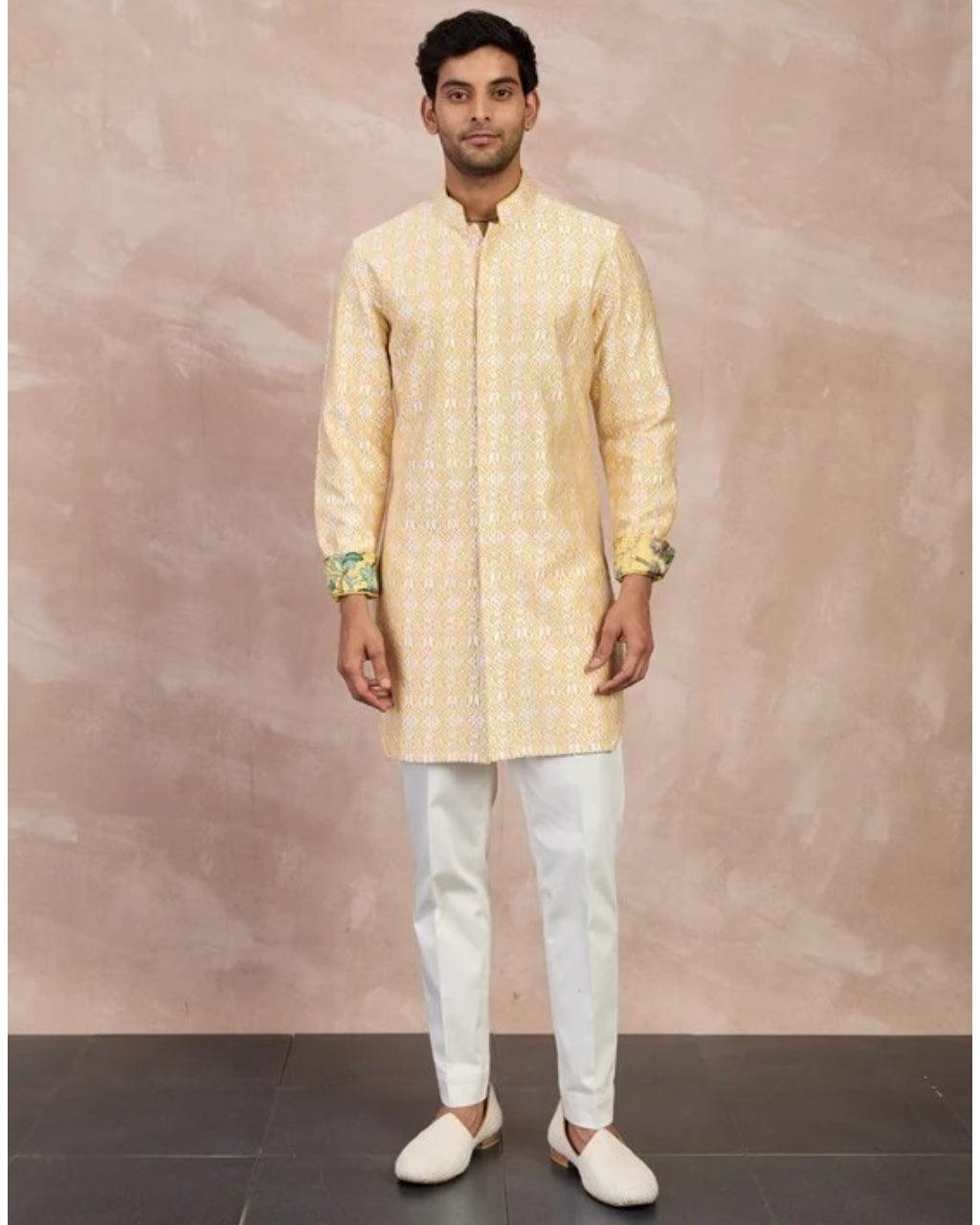 Mustard Yellow Maze Foe Kurta Set