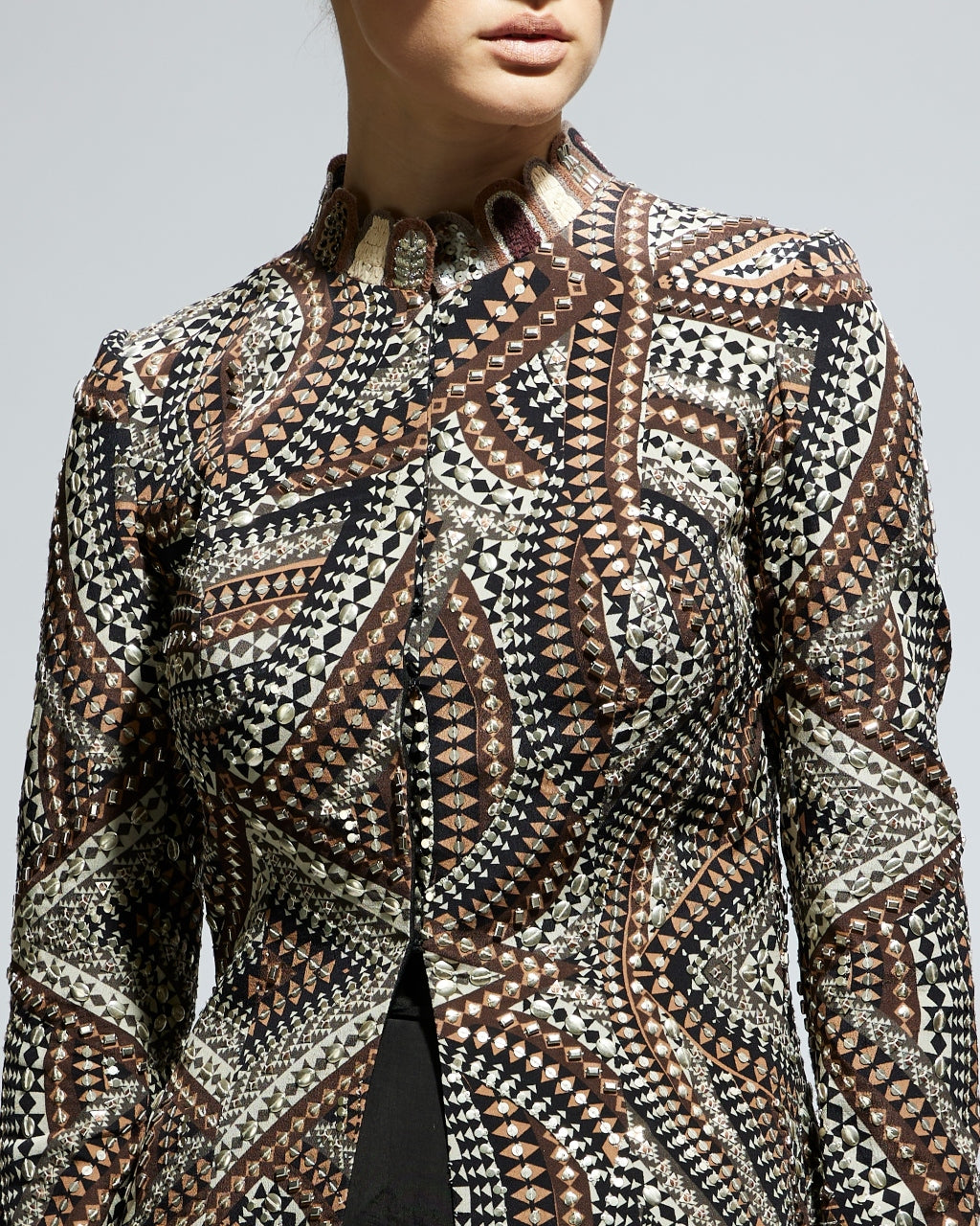 Zentangle Embellished Jacket Set