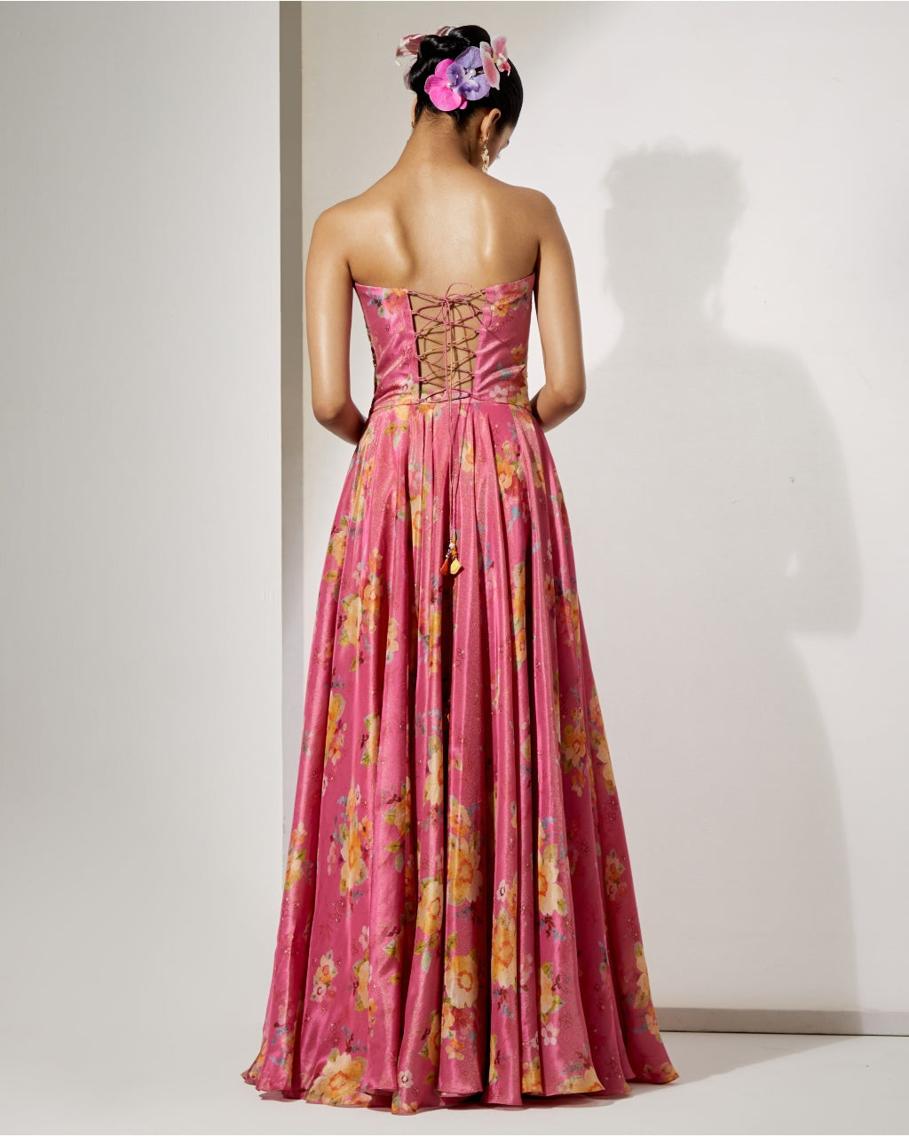 Rose Pink Corset & Skirt Set
