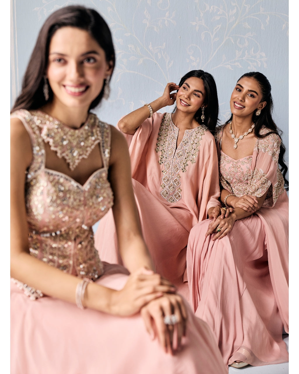 Sofia Choli Cape Skirt Set