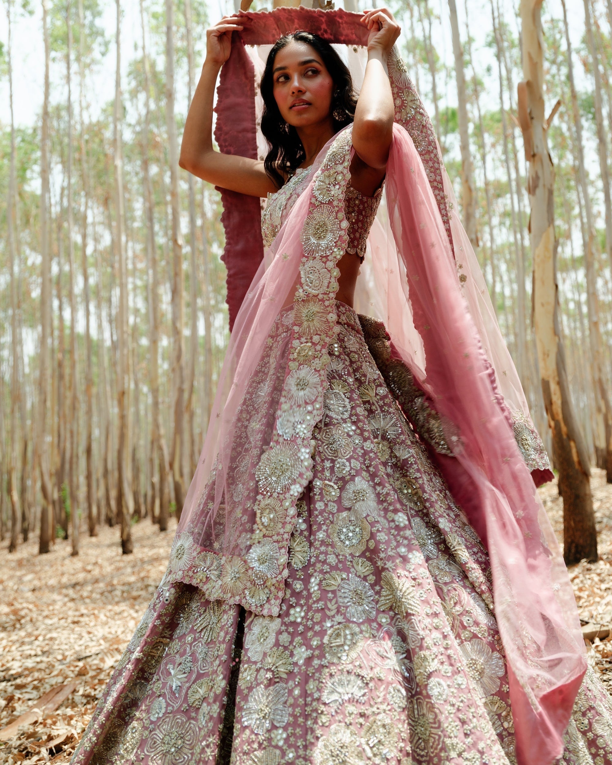Muted Pink Leola Lehenga Set