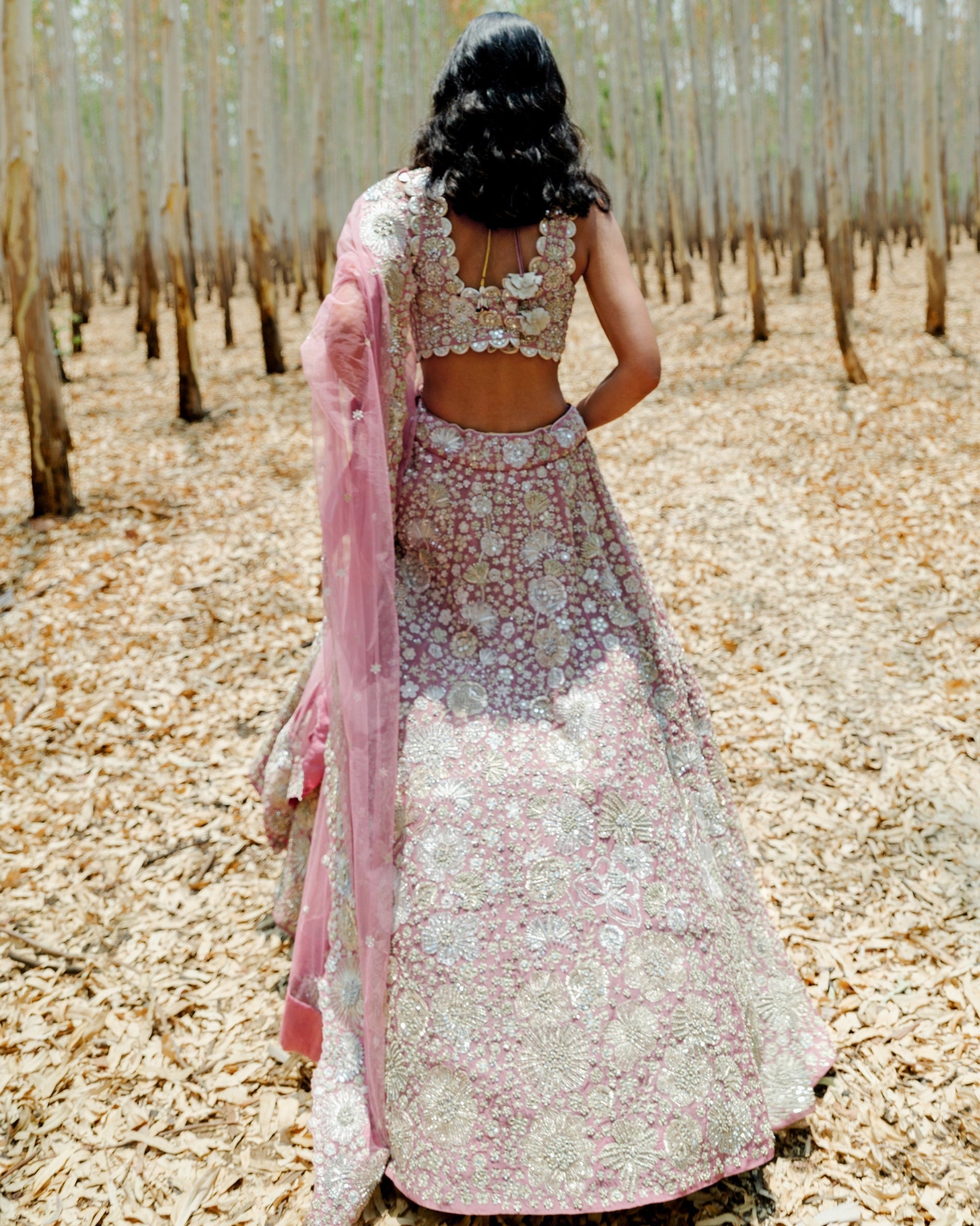 Muted Pink Leola Lehenga Set