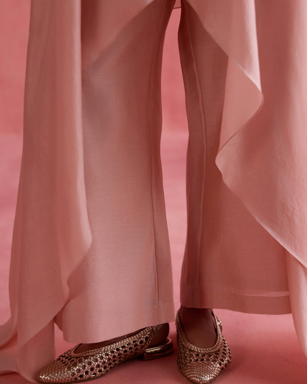 Meher Kaftan Set - Blush Pink