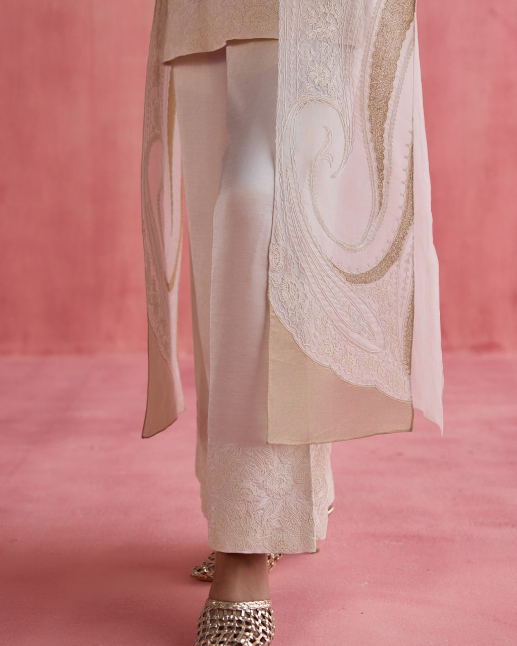 Shireen Jacket Set - Ivory
