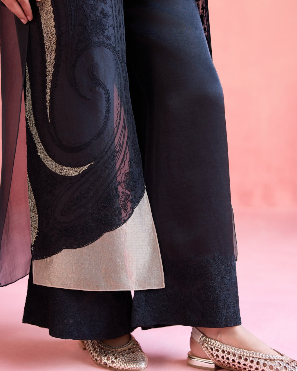 Shireen Jacket Set - Black