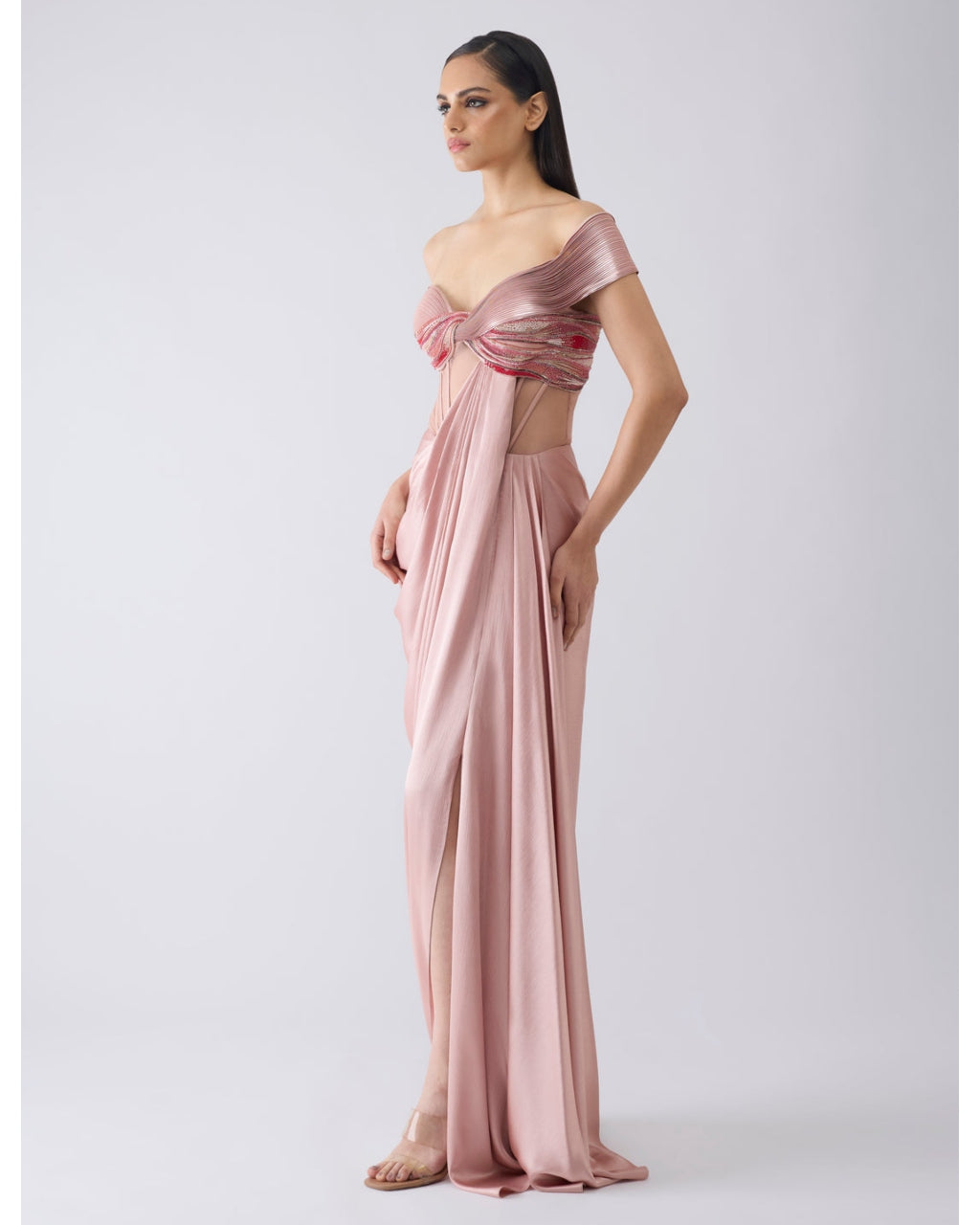 Metallic Pink Gown