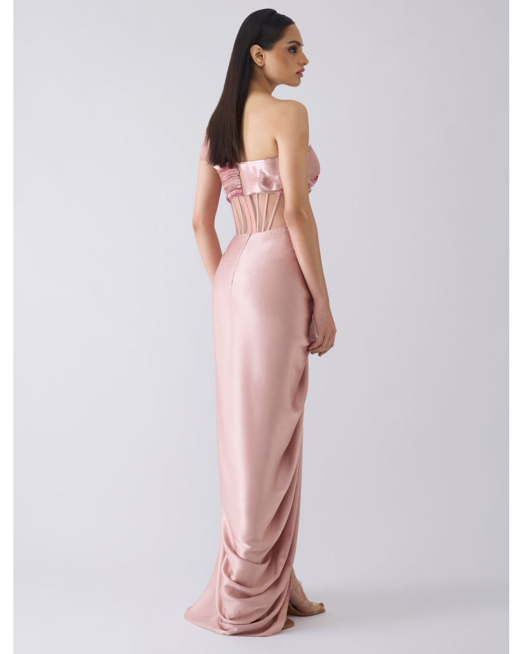 Metallic Pink Gown
