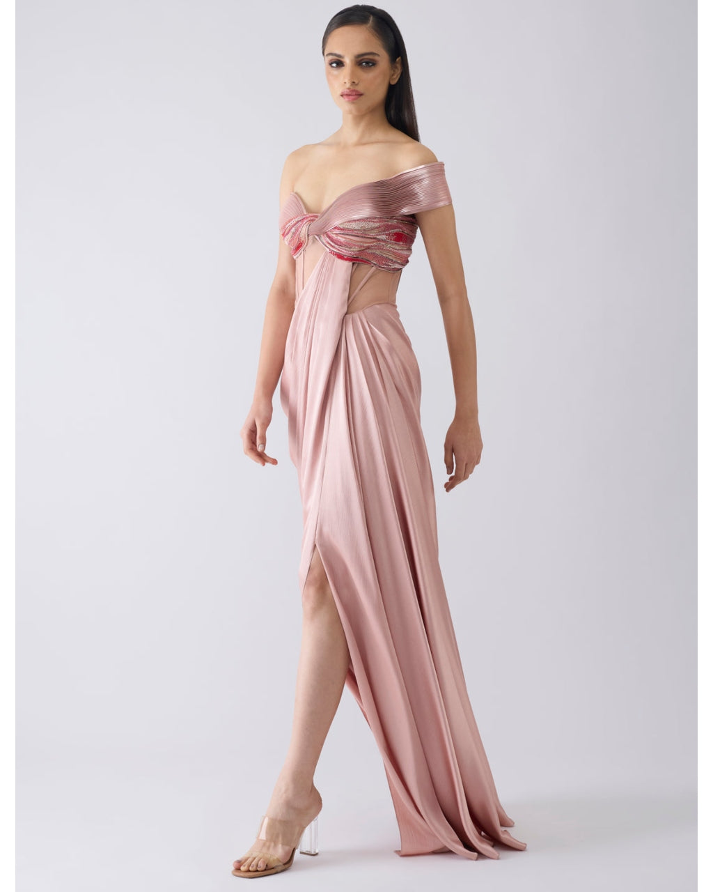 Metallic Pink Gown