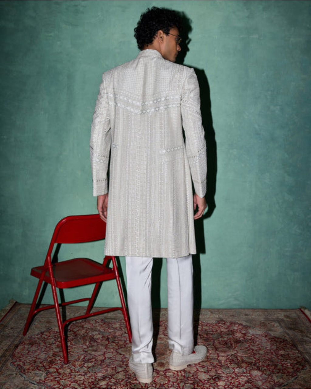 Baroque 2.0 Layered Achkan Set