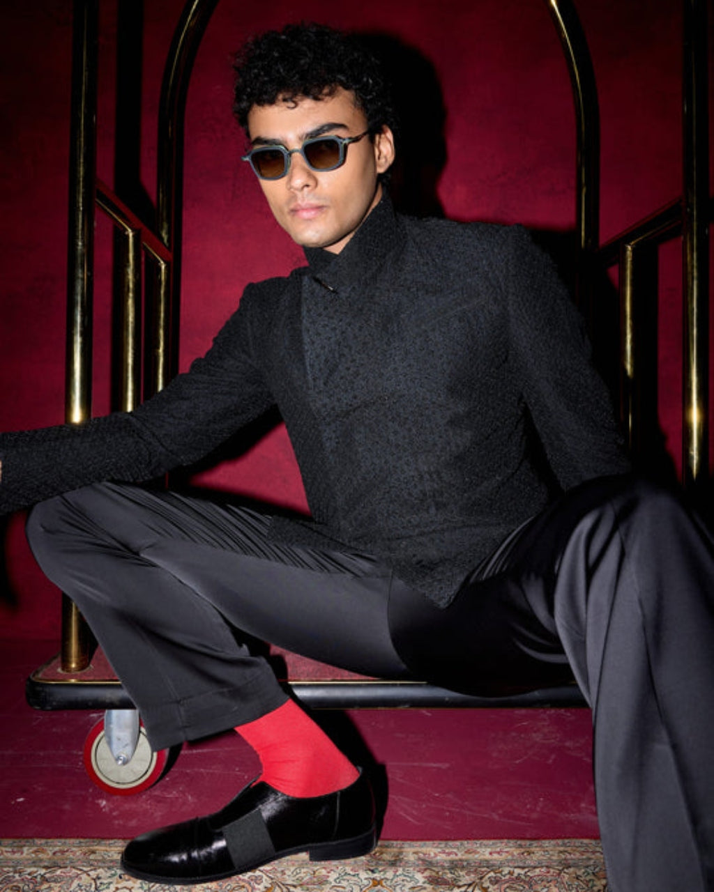 Baroque 2.0 Lapel Bandhgala Set