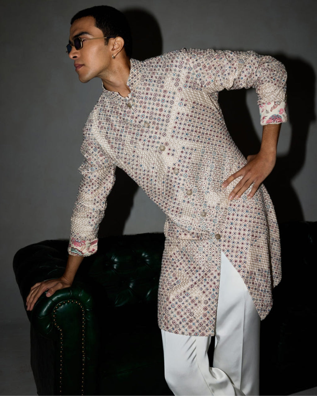 Candy Nehru Jacket Set