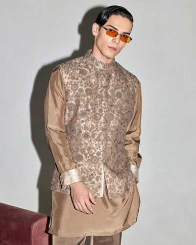 Garden In Bloom Nehru Jacket Set