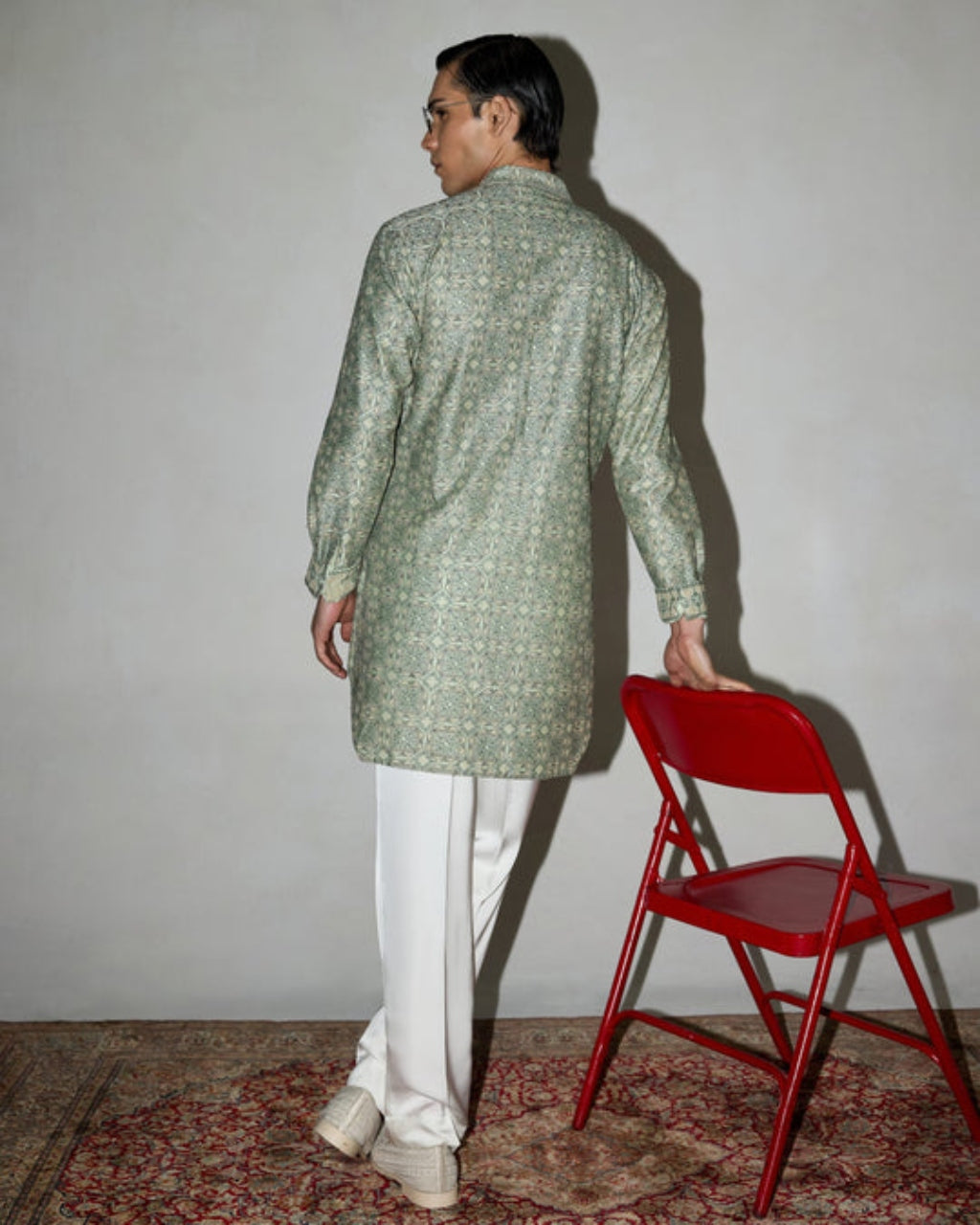 Kilim Nehru Jacket Set
