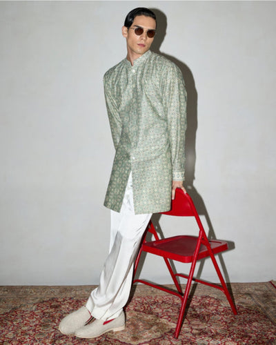 Kilim Nehru Jacket Set