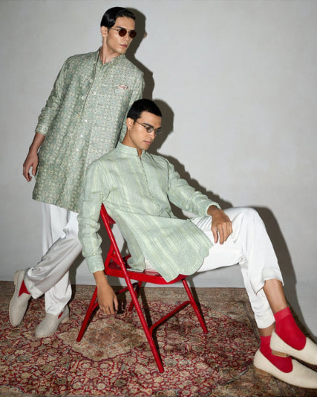 Kilim Nehru Jacket Set