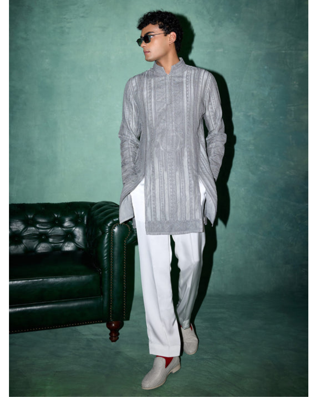 Naksh Dori Panel Kurta Set