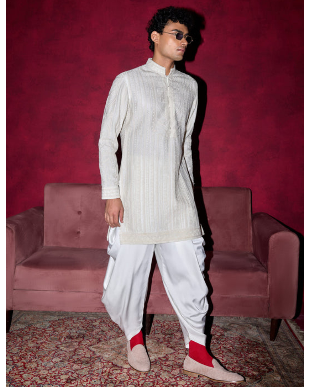 Naksh Deep Neck Kurta Set