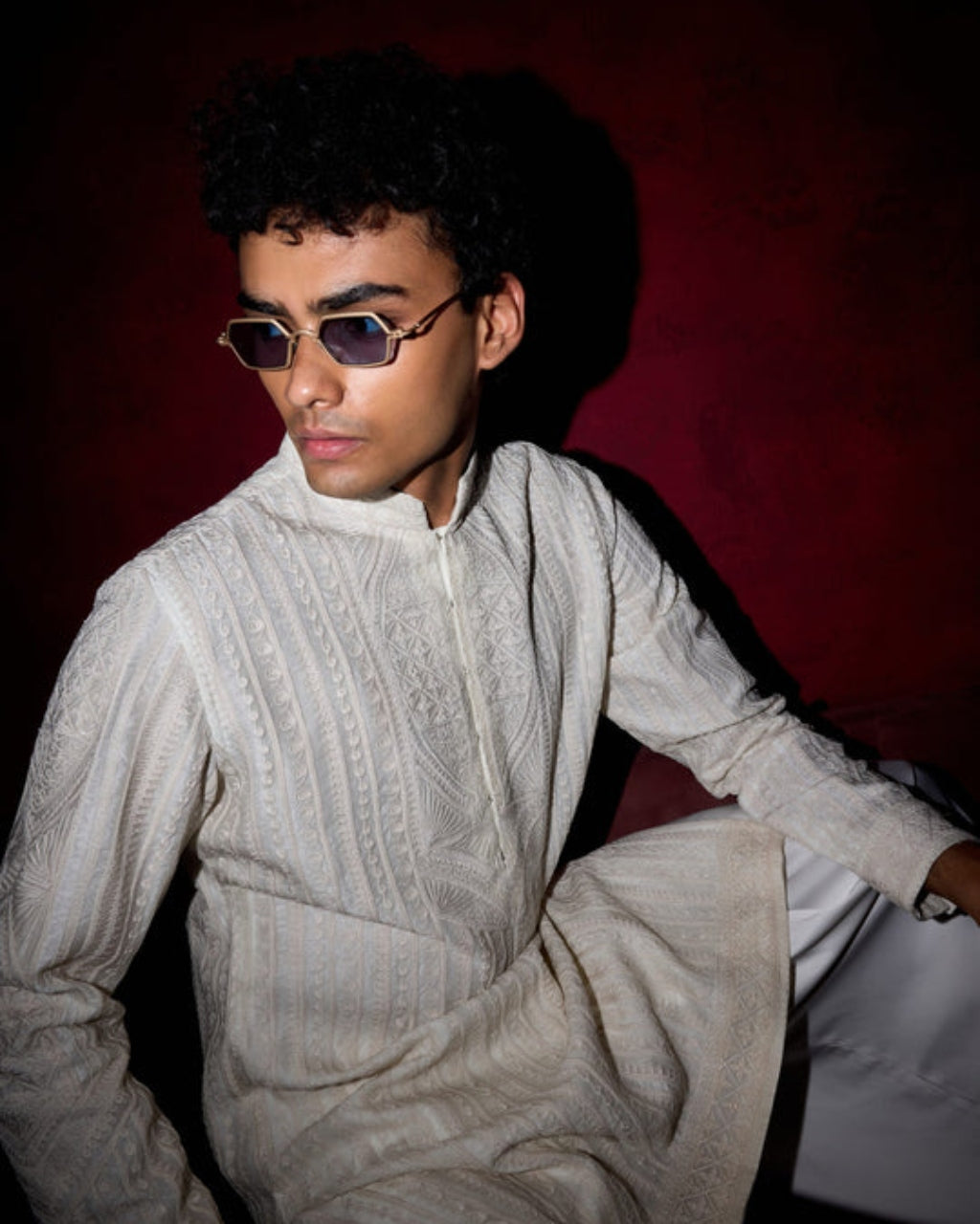Naksh Deep Neck Kurta Set