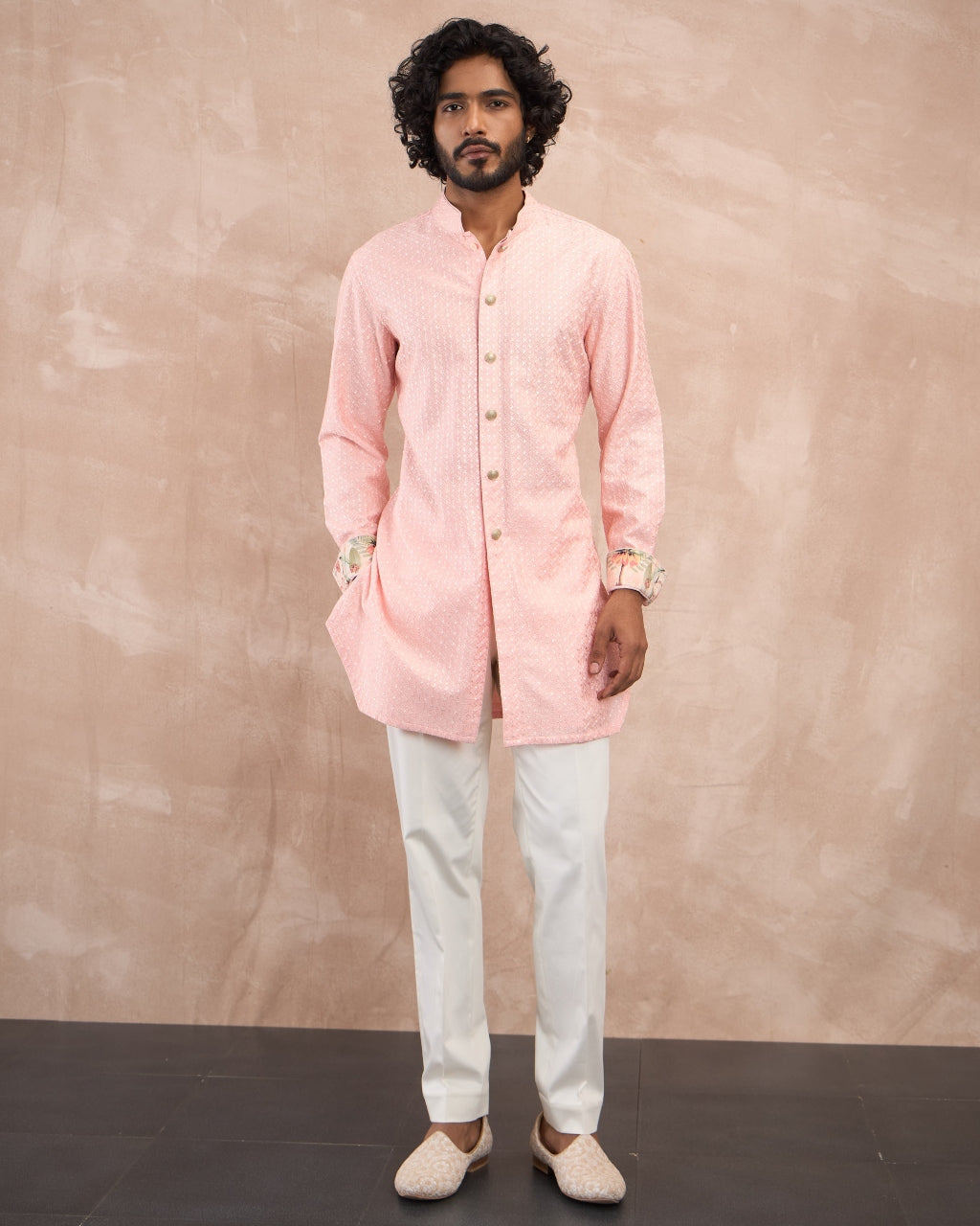 Cotton Candy Inara Motif Foe & Sb Kurta Set