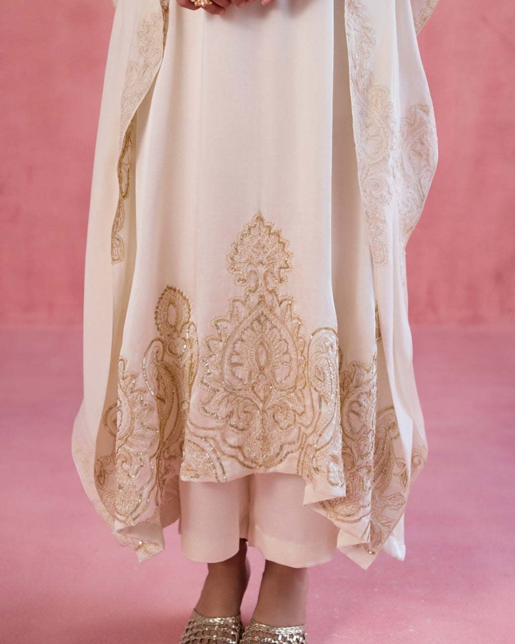 Zoya Kaftan Set - Ivory