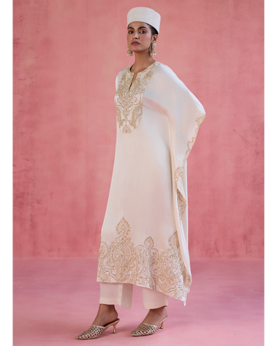 Zoya Kaftan Set - Ivory