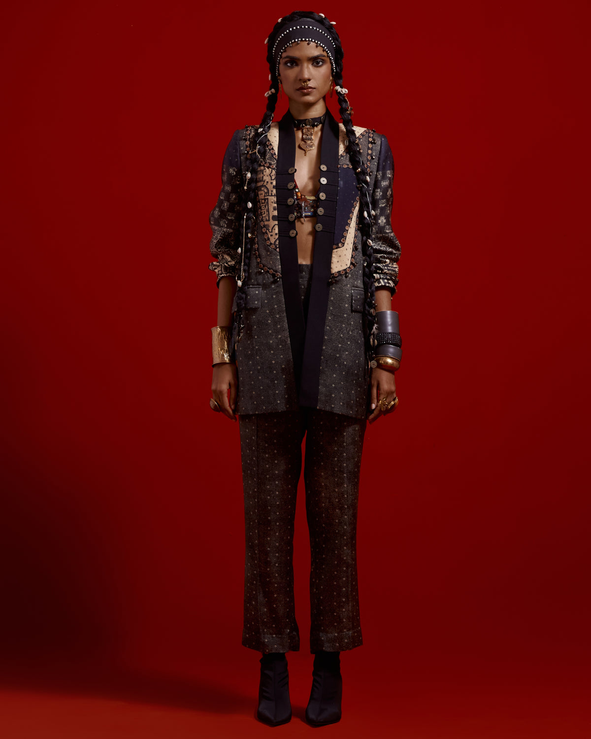 Open Dhana Jacket Set