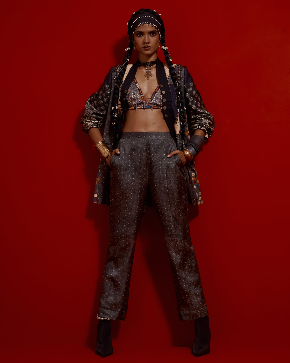 Open Dhana Jacket Set