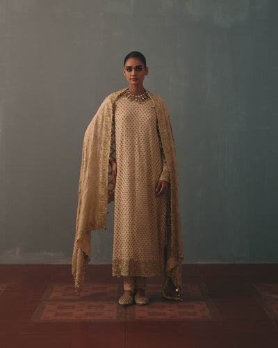 Coconut Hand Embroidered Star Kurta Set
