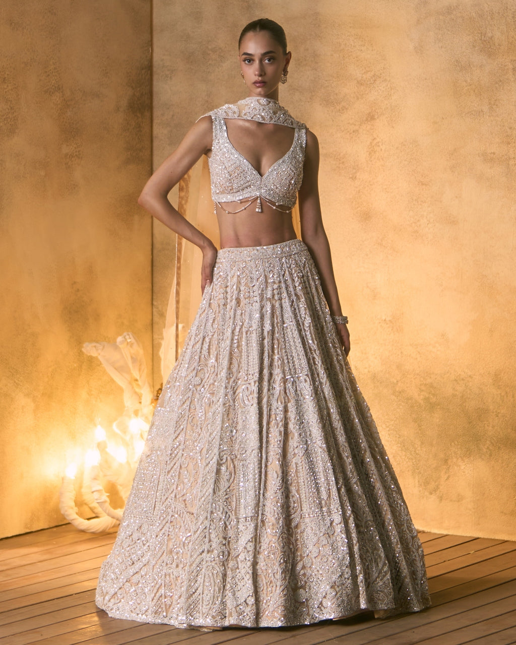 Vermeil Lehenga Set