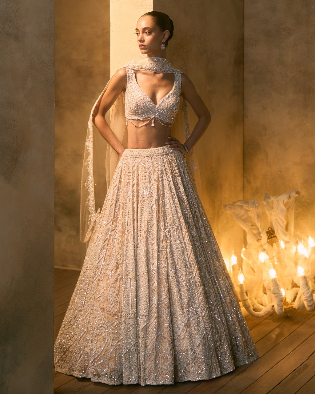 Vermeil Lehenga Set