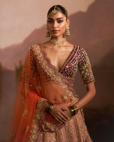 Gidha Lehenga Set