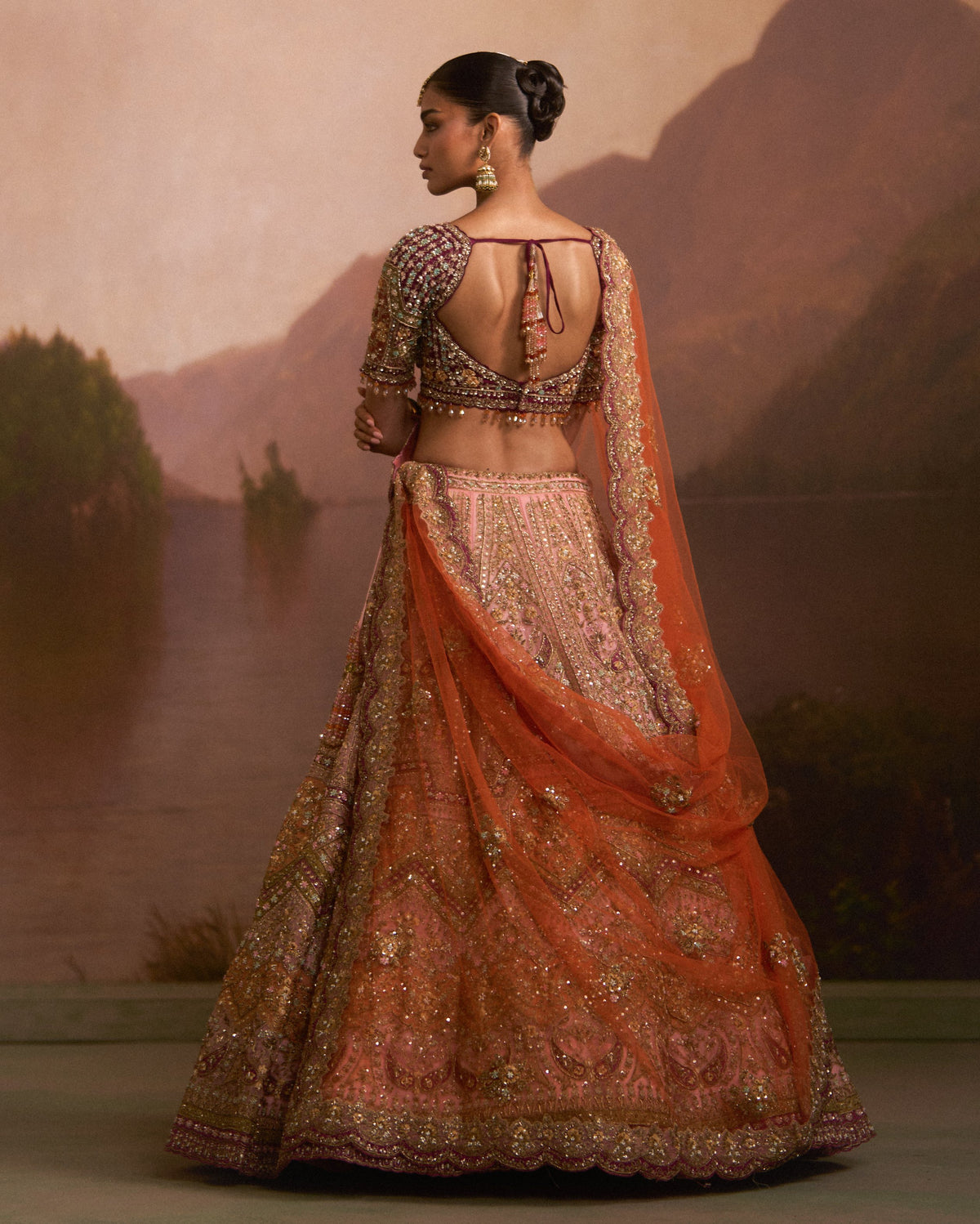 Gidha Lehenga Set