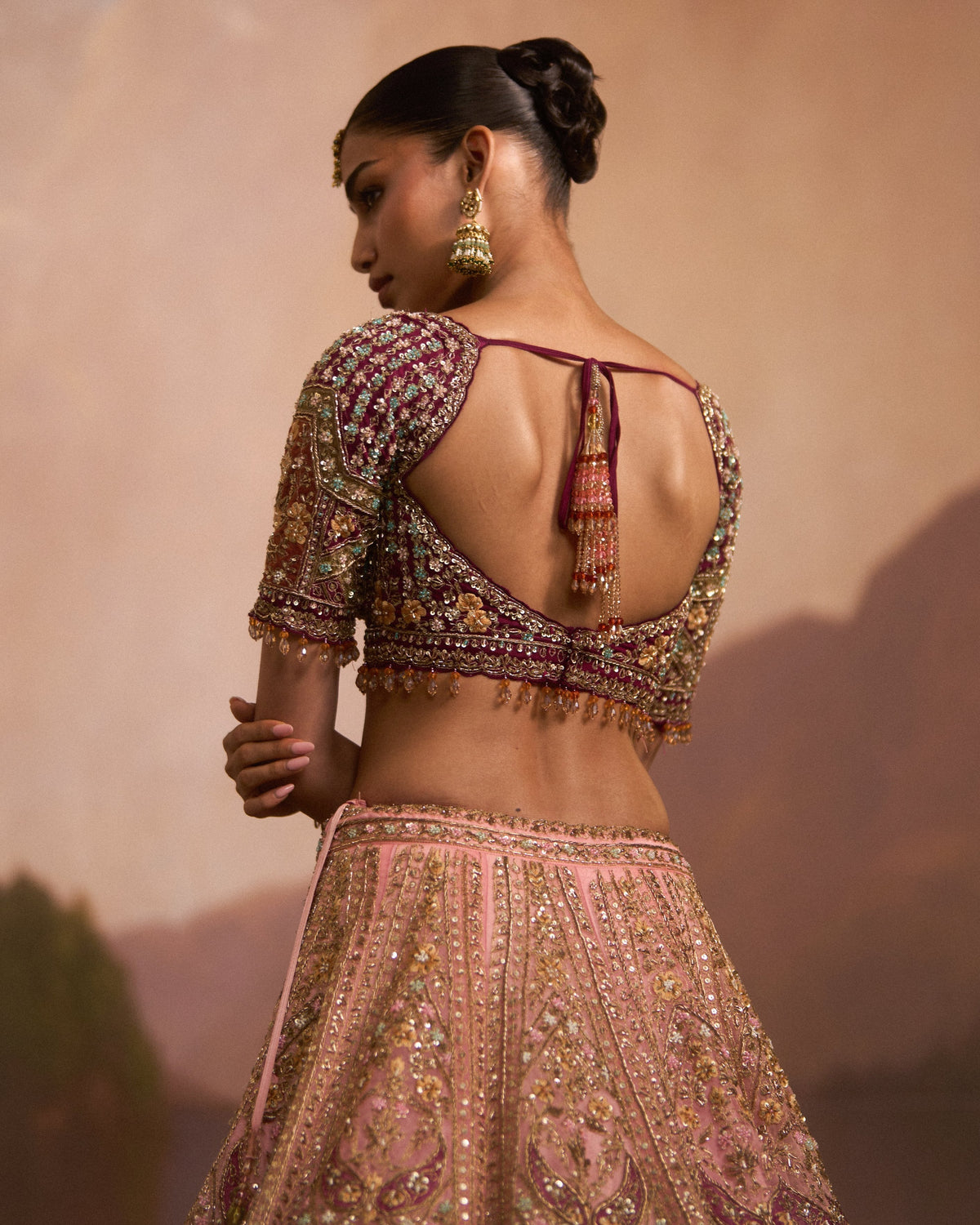 Gidha Lehenga Set