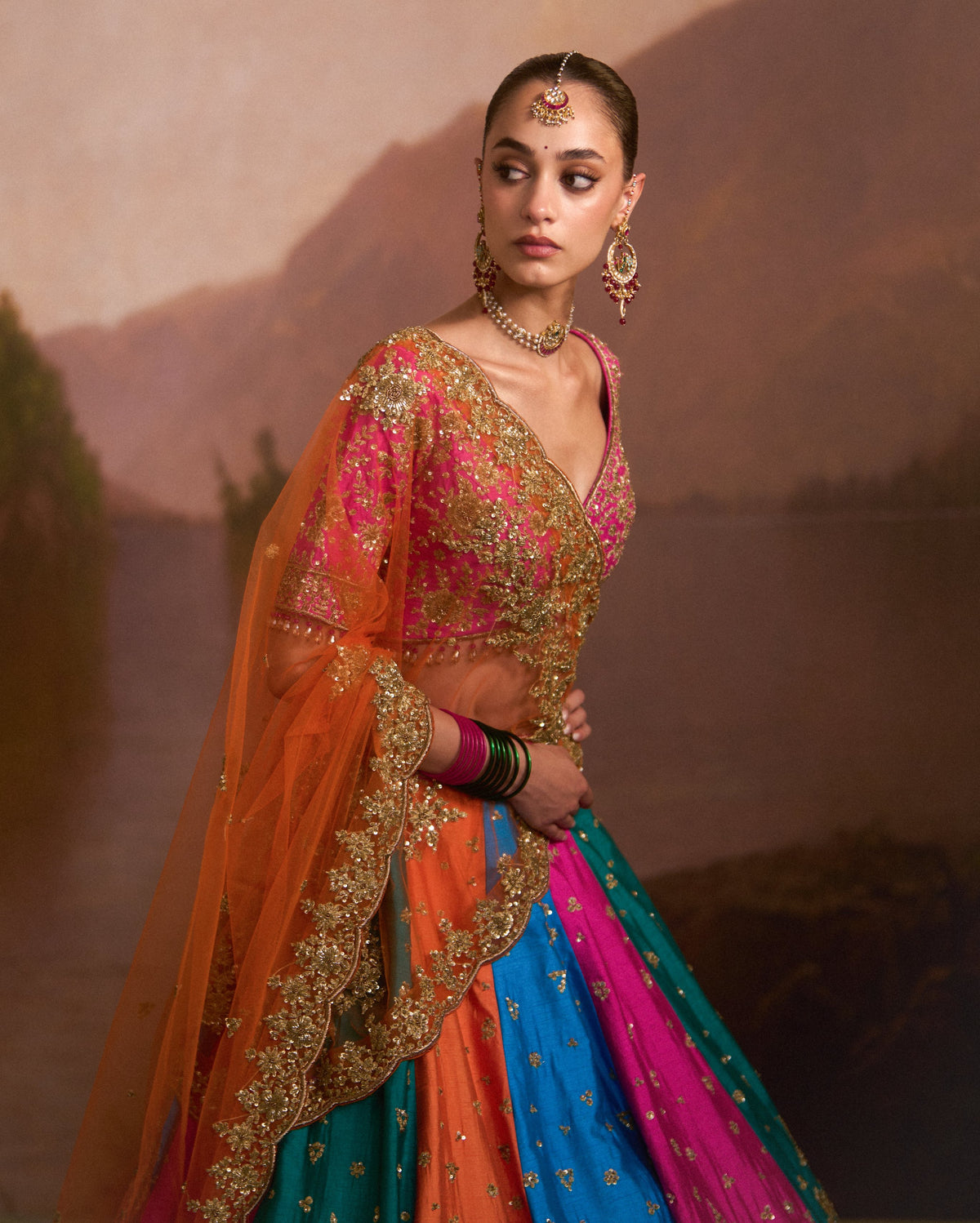 Boliyan Multicolour Lehenga Set