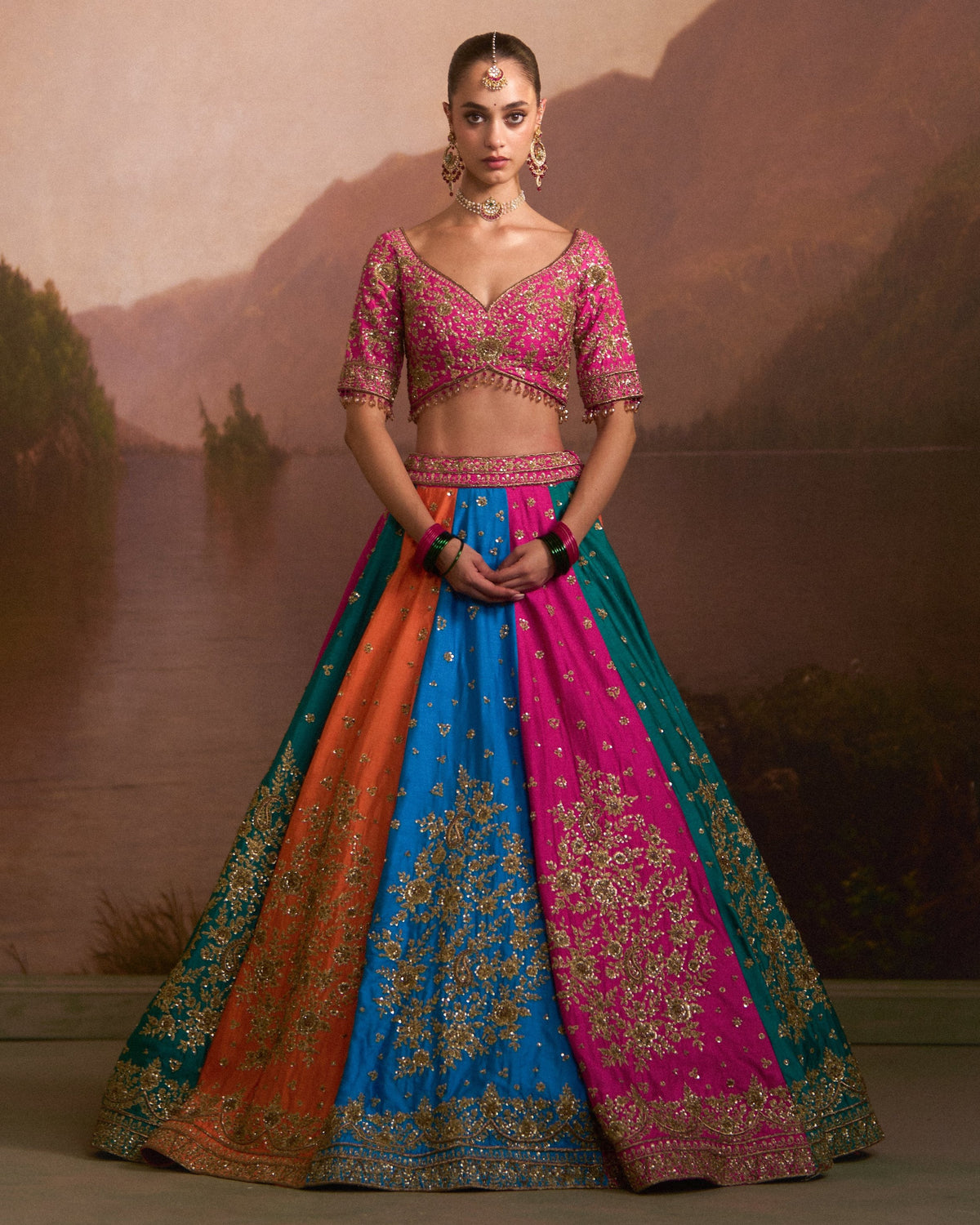 Boliyan Multicolour Lehenga Set