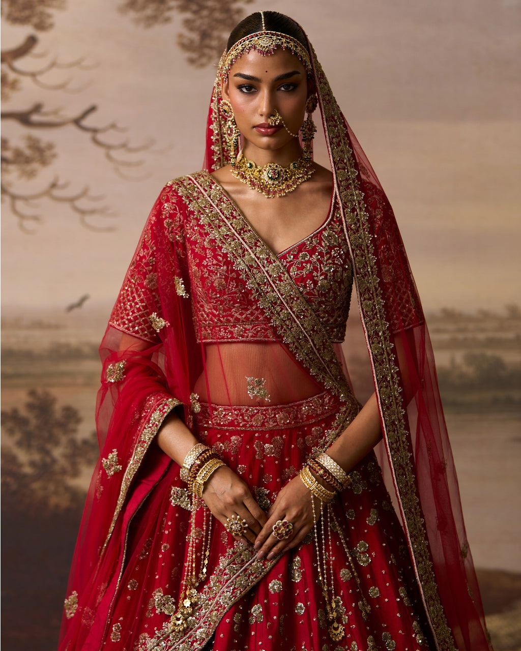Darshan Lehenga Set