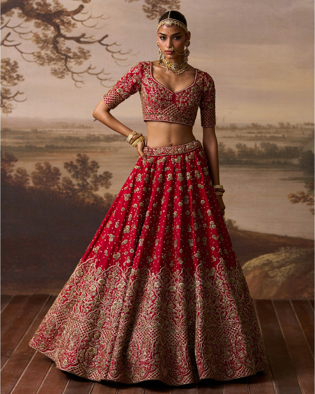 Darshan Lehenga Set