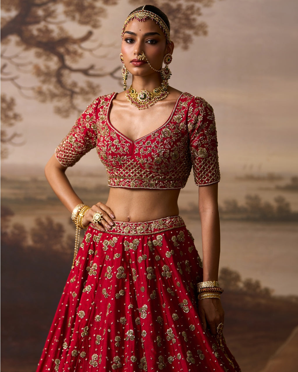 Darshan Lehenga Set