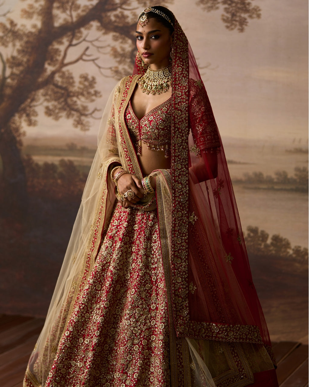 Sindoori Lehenga Set