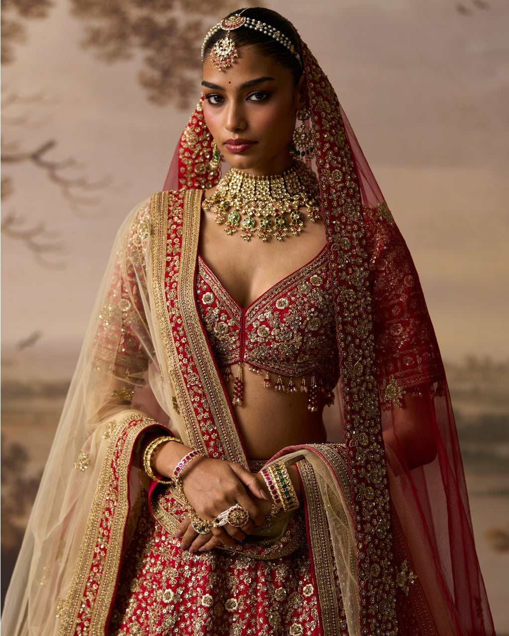 Sindoori Lehenga Set