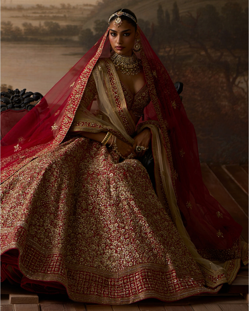 Sindoori Lehenga Set